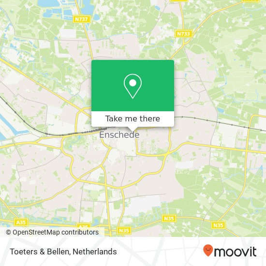 Toeters & Bellen map