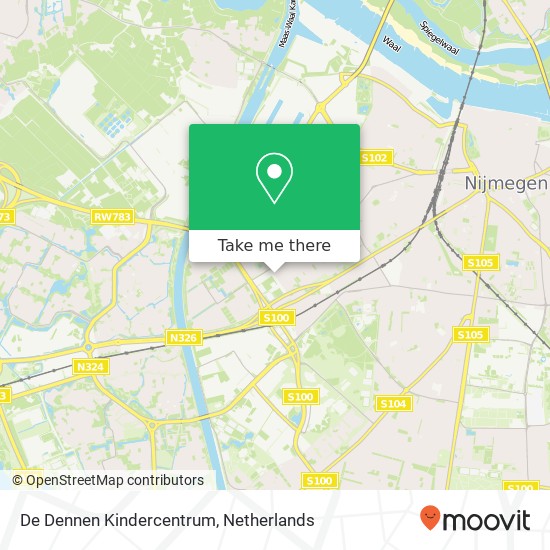 De Dennen Kindercentrum map