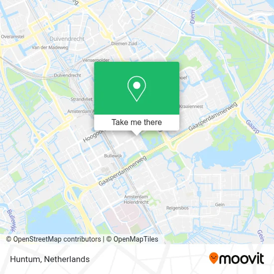 Huntum map