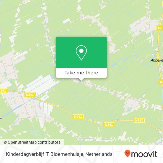 Kinderdagverblijf 'T Bloemenhuisje map