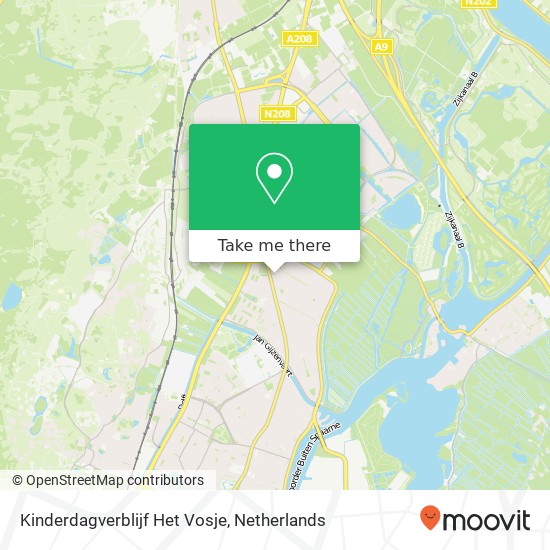 Kinderdagverblijf Het Vosje map