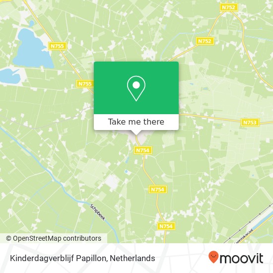 Kinderdagverblijf Papillon map