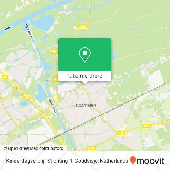 Kinderdagverblijf Stichting 'T Goudvisje map