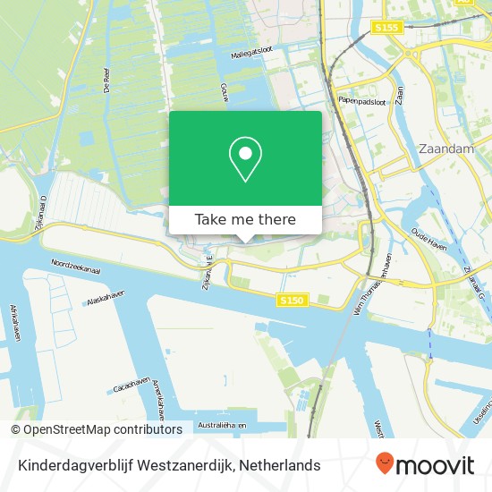 Kinderdagverblijf Westzanerdijk Karte