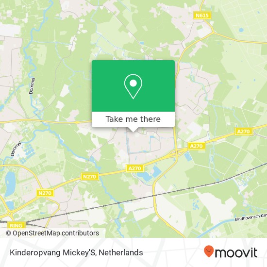 Kinderopvang Mickey'S map