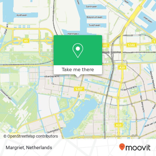 Margriet map