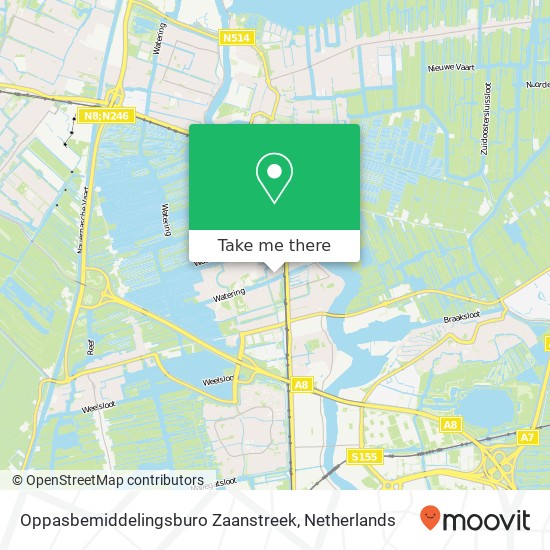 Oppasbemiddelingsburo Zaanstreek map