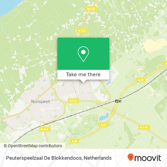 Peuterspeelzaal De Blokkendoos map