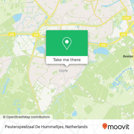 Peuterspeelzaal De Hummeltjes Karte