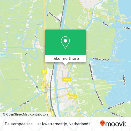 Peuterspeelzaal Het Kwetternestje map