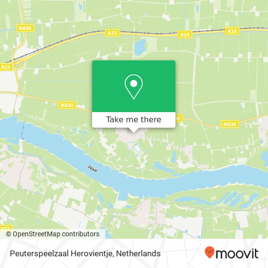 Peuterspeelzaal Herovientje map