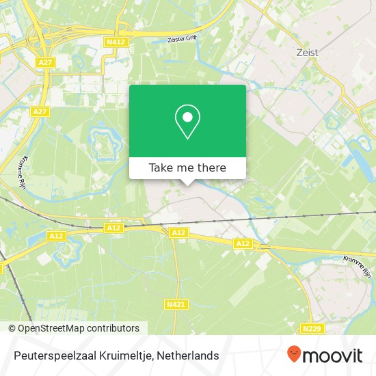 Peuterspeelzaal Kruimeltje map