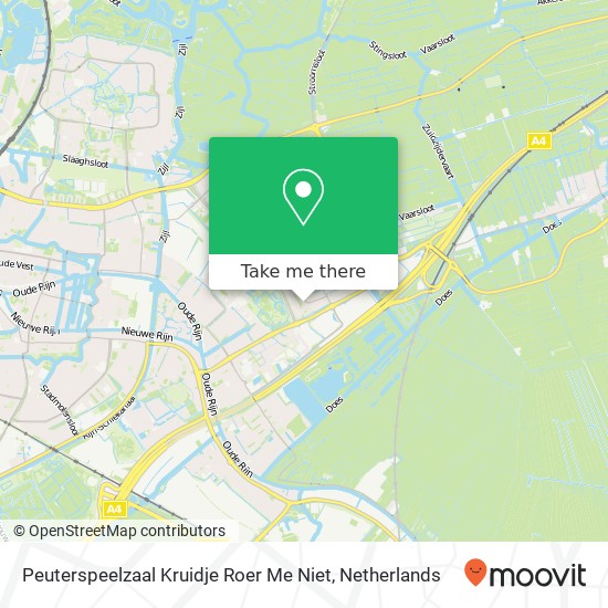 Peuterspeelzaal Kruidje Roer Me Niet map