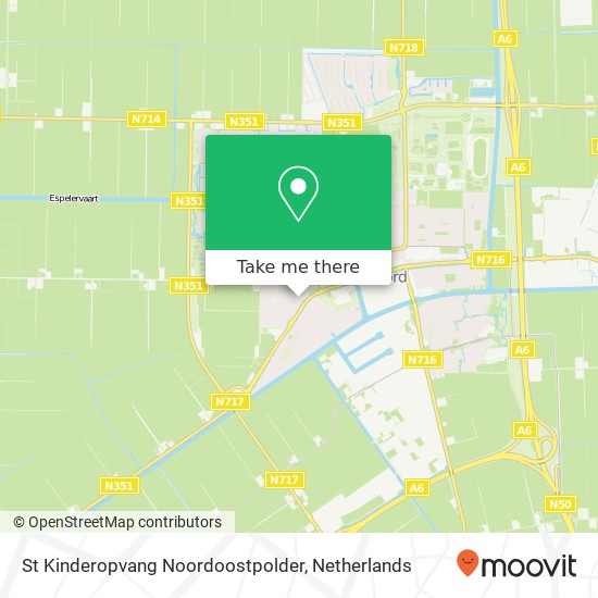 St Kinderopvang Noordoostpolder Karte