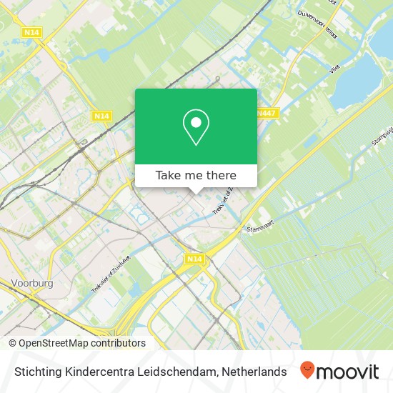 Stichting Kindercentra Leidschendam map