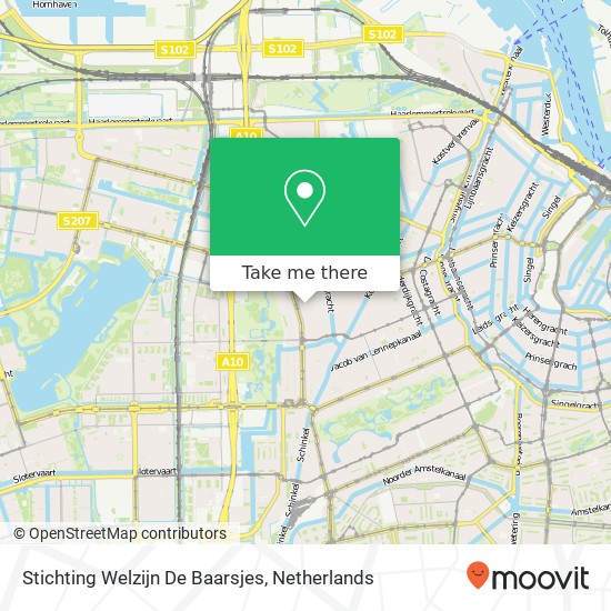 Stichting Welzijn De Baarsjes Karte