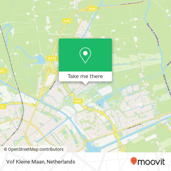 Vof Kleine Maan map