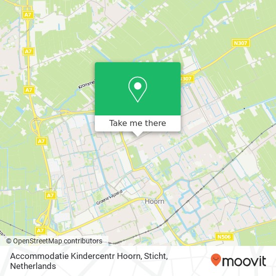 Accommodatie Kindercentr Hoorn, Sticht map