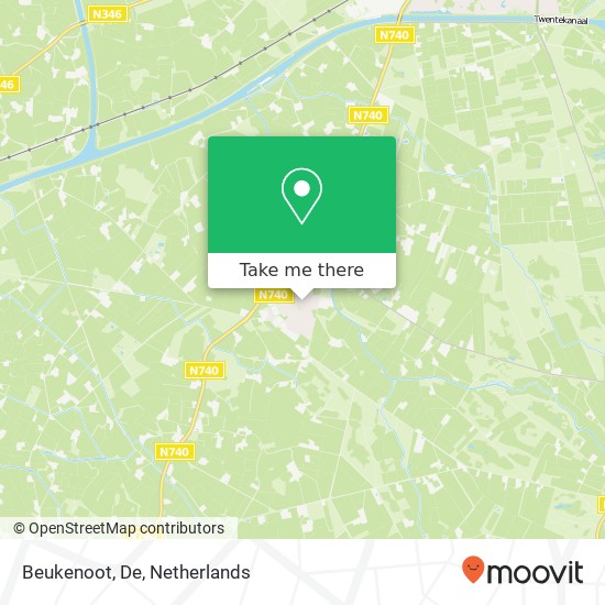 Beukenoot, De map