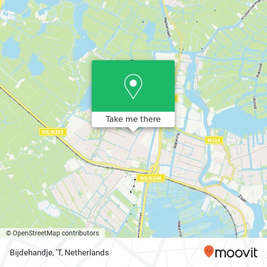 Bijdehandje, 'T map