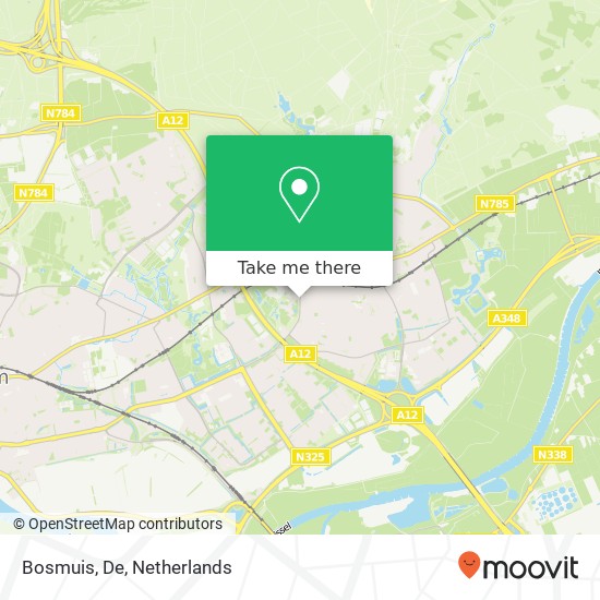 Bosmuis, De map