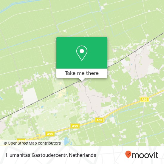 Humanitas Gastoudercentr map