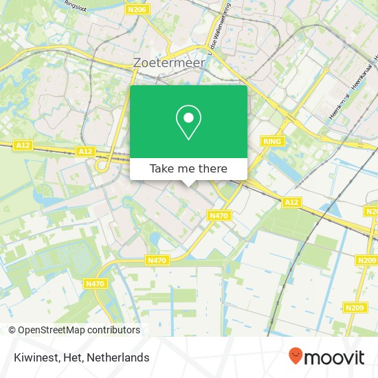 Kiwinest, Het map