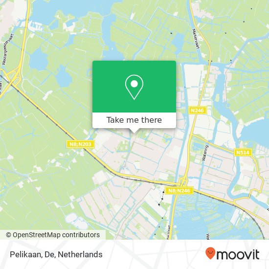 Pelikaan, De map