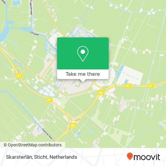 Skarsterlân, Sticht map