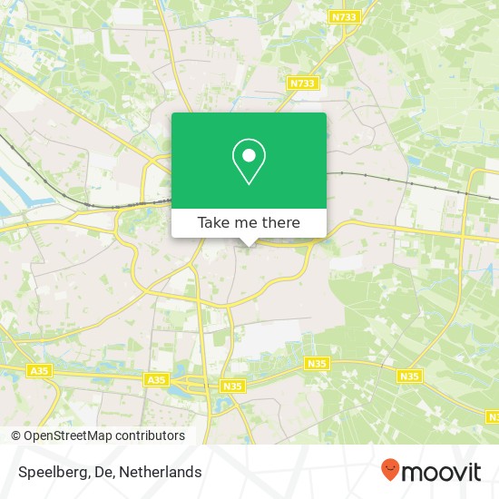 Speelberg, De map