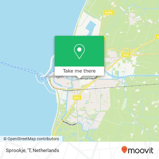 Sprookje, 'T map