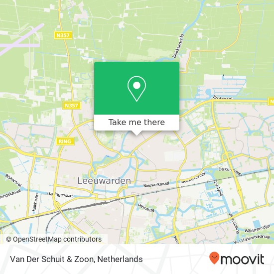 Van Der Schuit & Zoon map