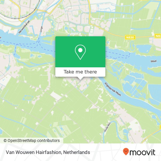 Van Wouwen Hairfashion map