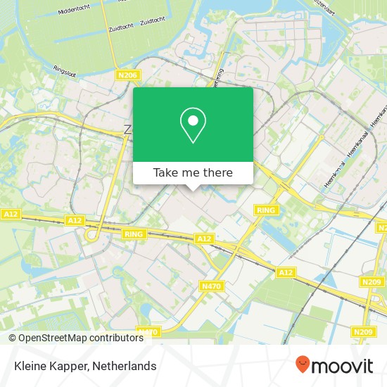 Kleine Kapper map