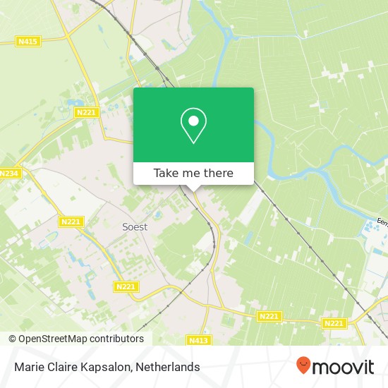 Marie Claire Kapsalon map