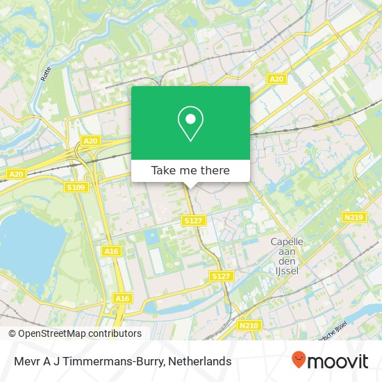 Mevr A J Timmermans-Burry map