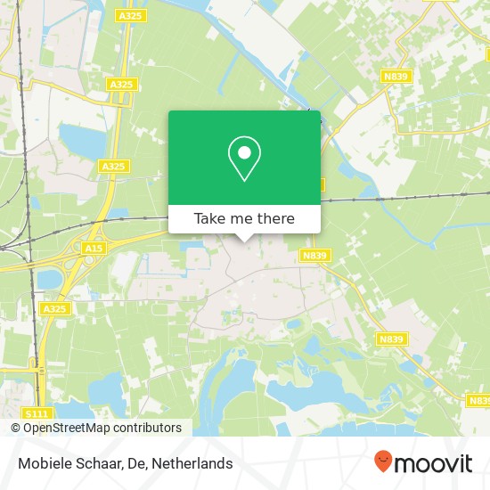 Mobiele Schaar, De map