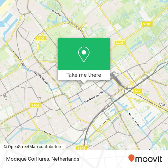 Modique Coiffures map