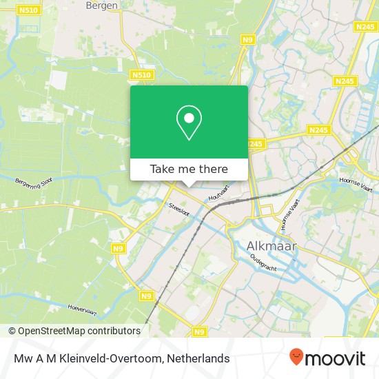 Mw A M Kleinveld-Overtoom map