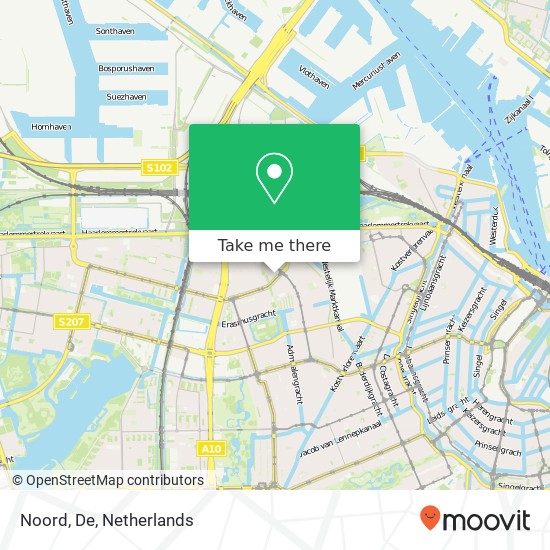 Noord, De map