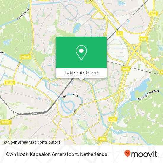 Own Look Kapsalon Amersfoort map