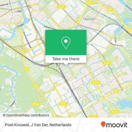 Poel-Krouwel, J Van Der map