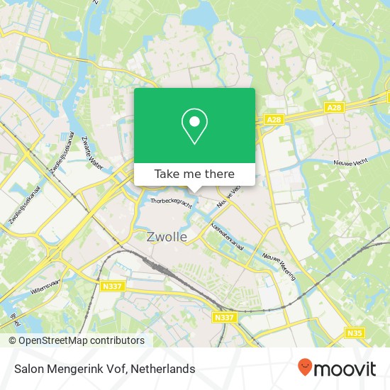 Salon Mengerink Vof map