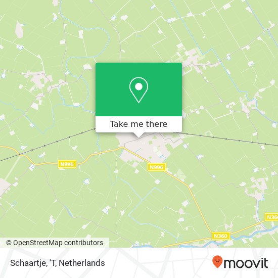 Schaartje, 'T map