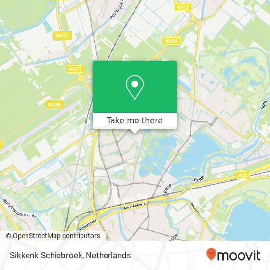 Sikkenk Schiebroek map