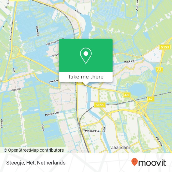 Steegje, Het map