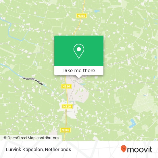 Lurvink Kapsalon map