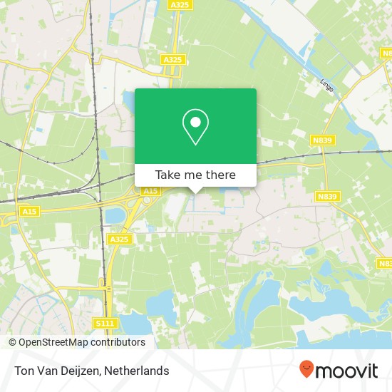 Ton Van Deijzen map