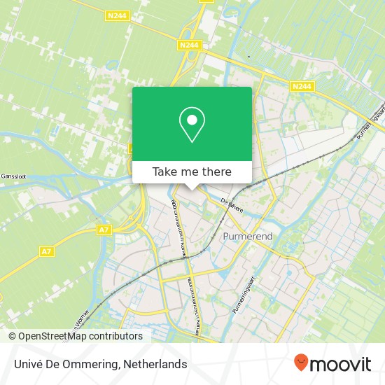 Univé De Ommering map