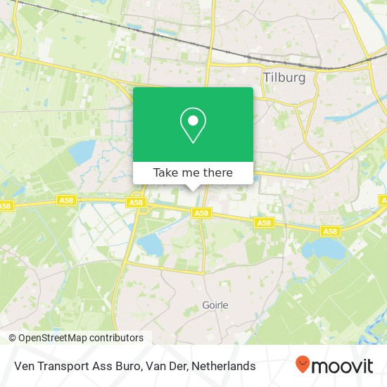 Ven Transport Ass Buro, Van Der map